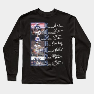 Cowboys, Michael, Irvin, Roger, Staubach Long Sleeve T-Shirt